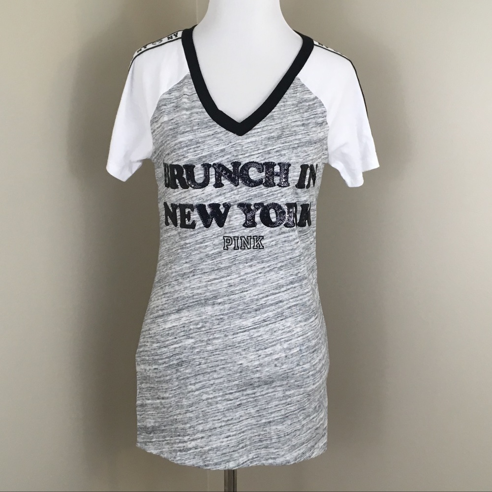 Victoria's Secret Pink Top Sz Small Brunch NY